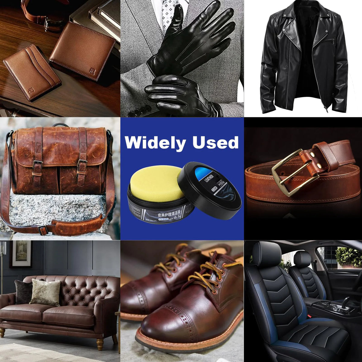 All-in-One Leather Cleaning & Conditioning Cream – Restore • Protect • Shine