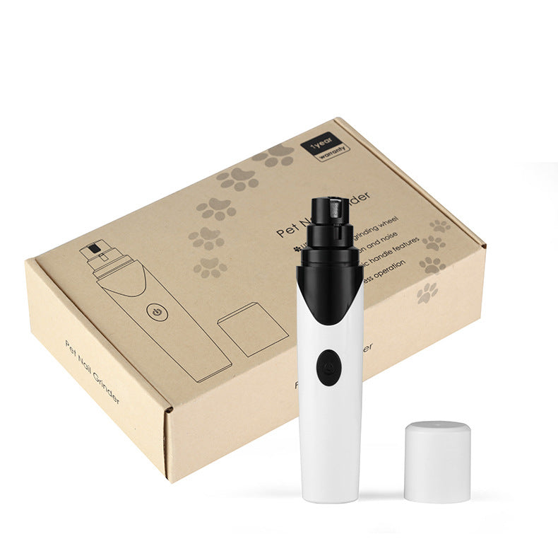 Rechargeable Pet Nail Clipper with LED Light Safe Grooming