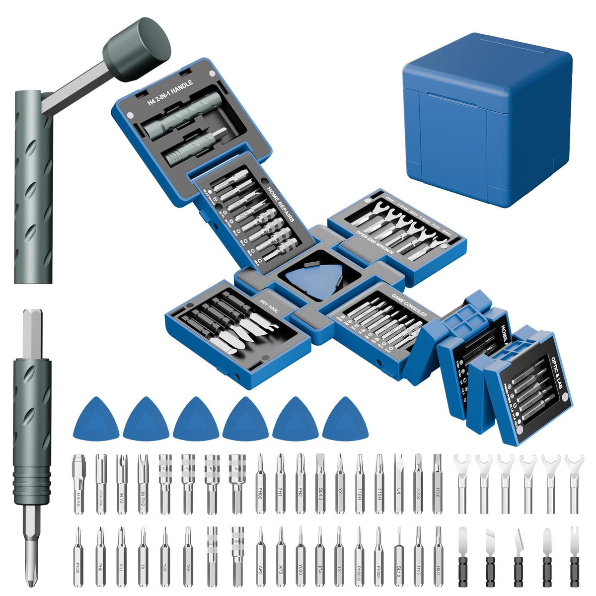 🔧 Magnetic 55-in-1 Screwdriver Set, Perfect For Tiny & Tight Repairs