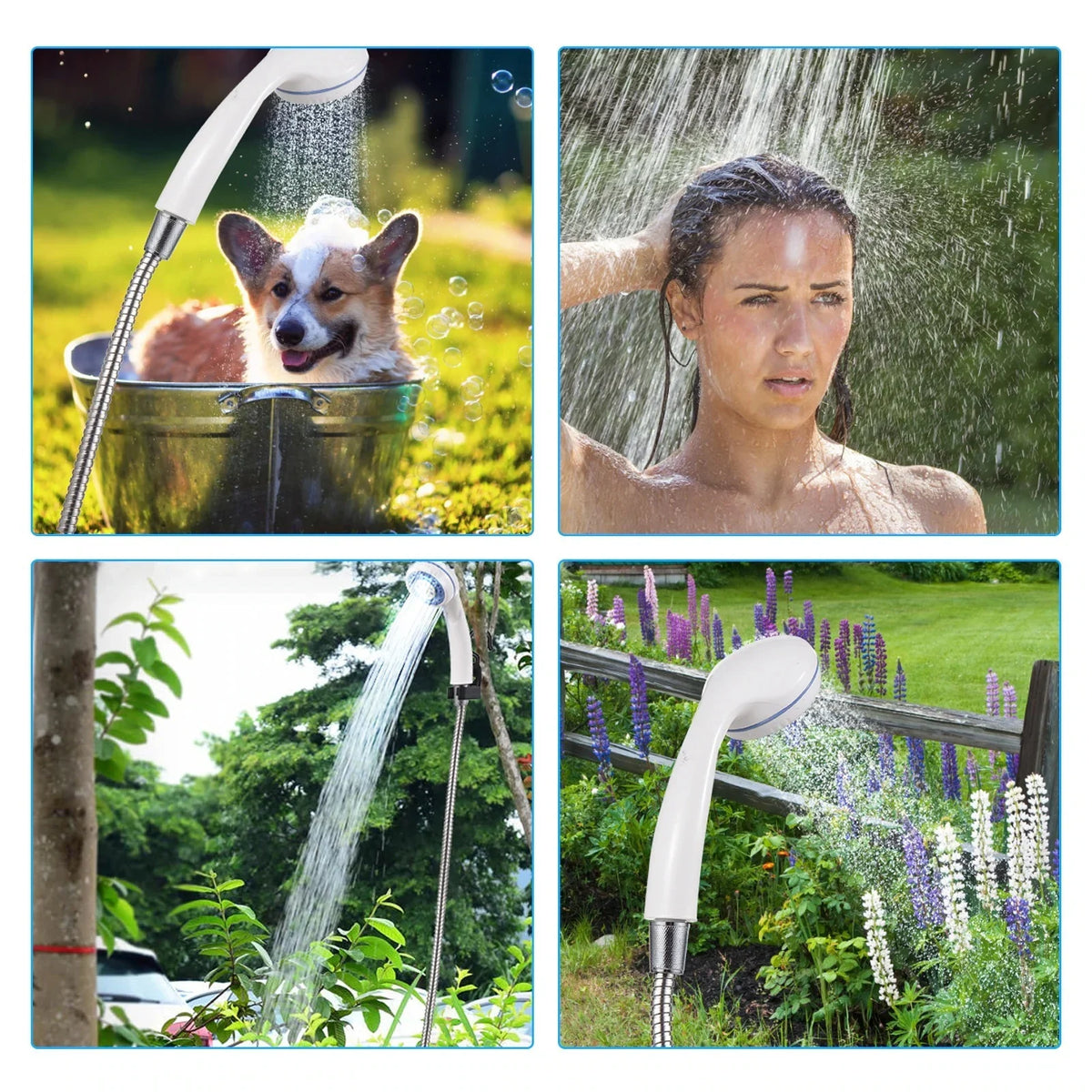 🔥Camping Essentials - While Stocks Last💦Portable Shower for Camping with Water Pump🚀