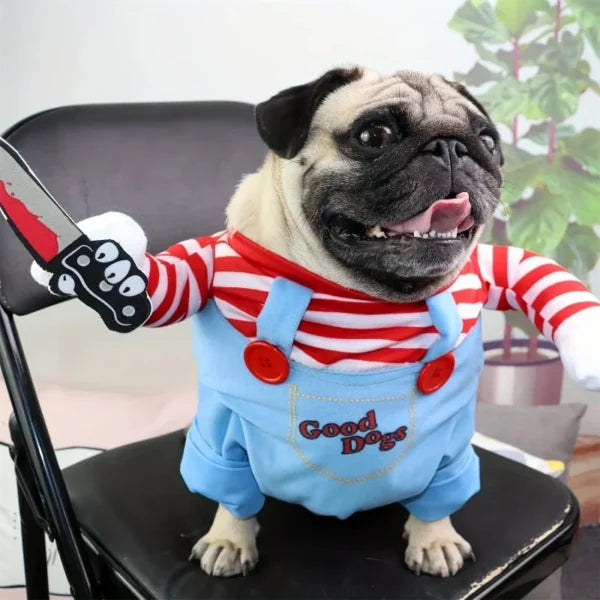Spooky Doll Pet Cosplay Outfit