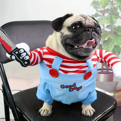 Spooky Doll Pet Cosplay Outfit