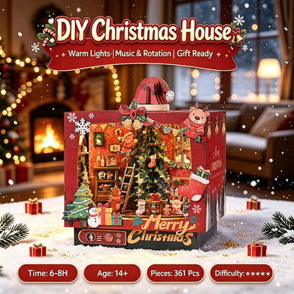 Christmas Triple Scene DIY Book Nook Kit