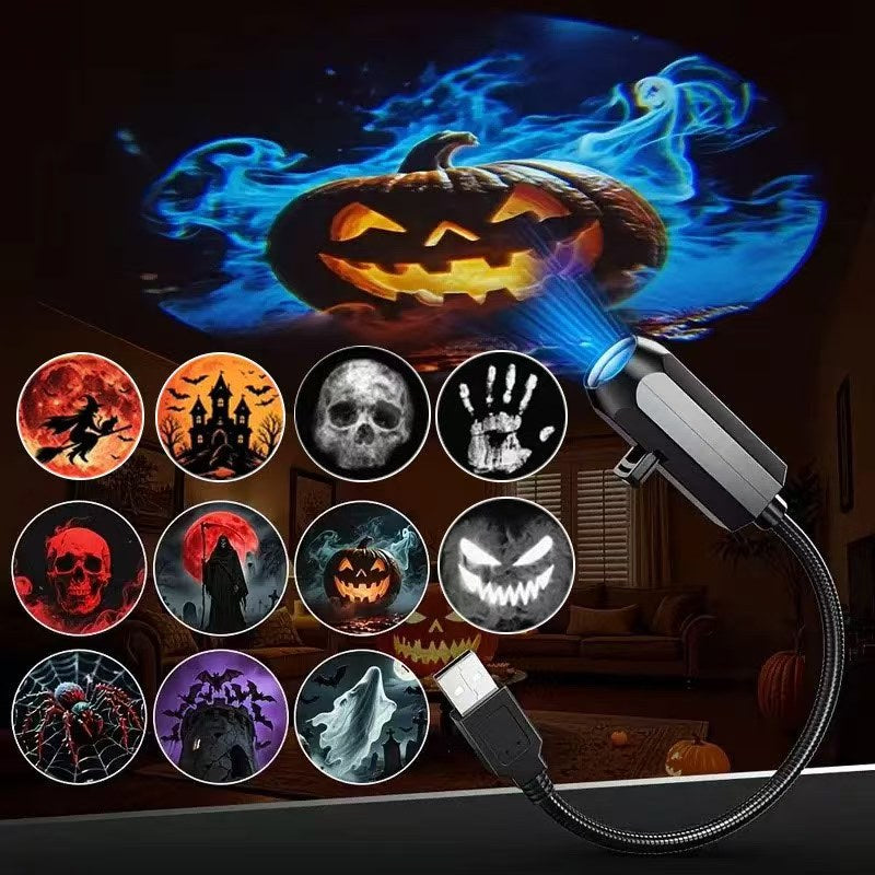 🔥Plug-&-Play HD Christmas Projector – 10 or 11 Festive Scenes