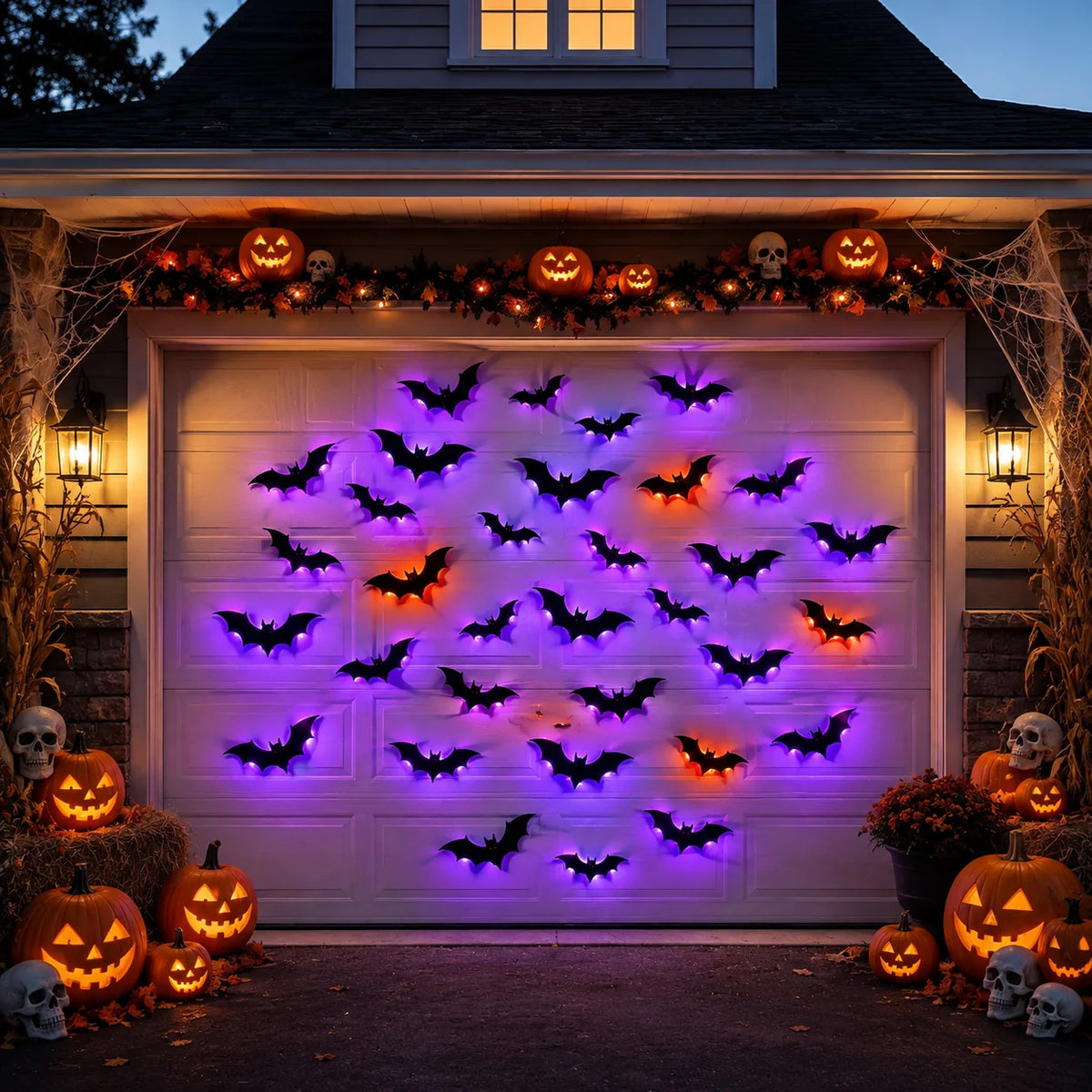 Spooky Glow 3D Bat Lights