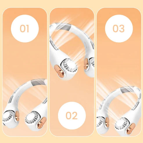 🌬️360° Cooling Portable Neck Fan ✨50% OFF Now