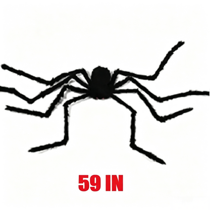 Giant Halloween Spider Decoration – Scary Indoor & Outdoor Prop
