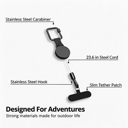 Adjustable Anti-Theft Phone Tether