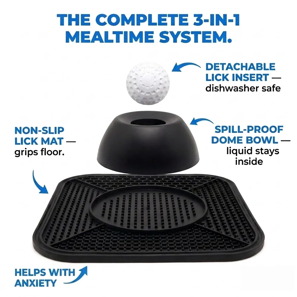 Slow Feeder Anti-Anxiety Dog Bowl