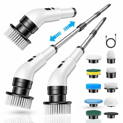 🧼9‑in‑1 Cordless Electric Spin Scrubber for Whole‑House Cleaning