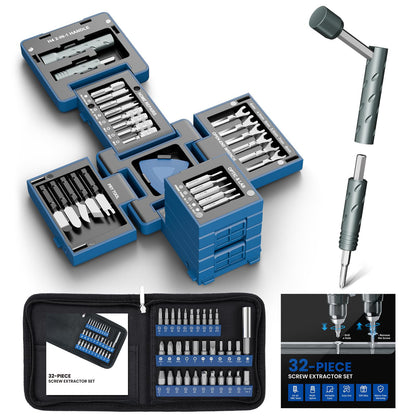 🔧 Magnetic 55-in-1 Screwdriver Set, Perfect For Tiny & Tight Repairs