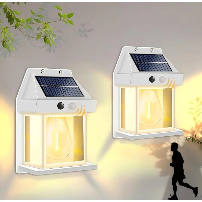 💡Zero Electricity Cost Solar Wall Light, Motion Activated Garden Decor Lamp