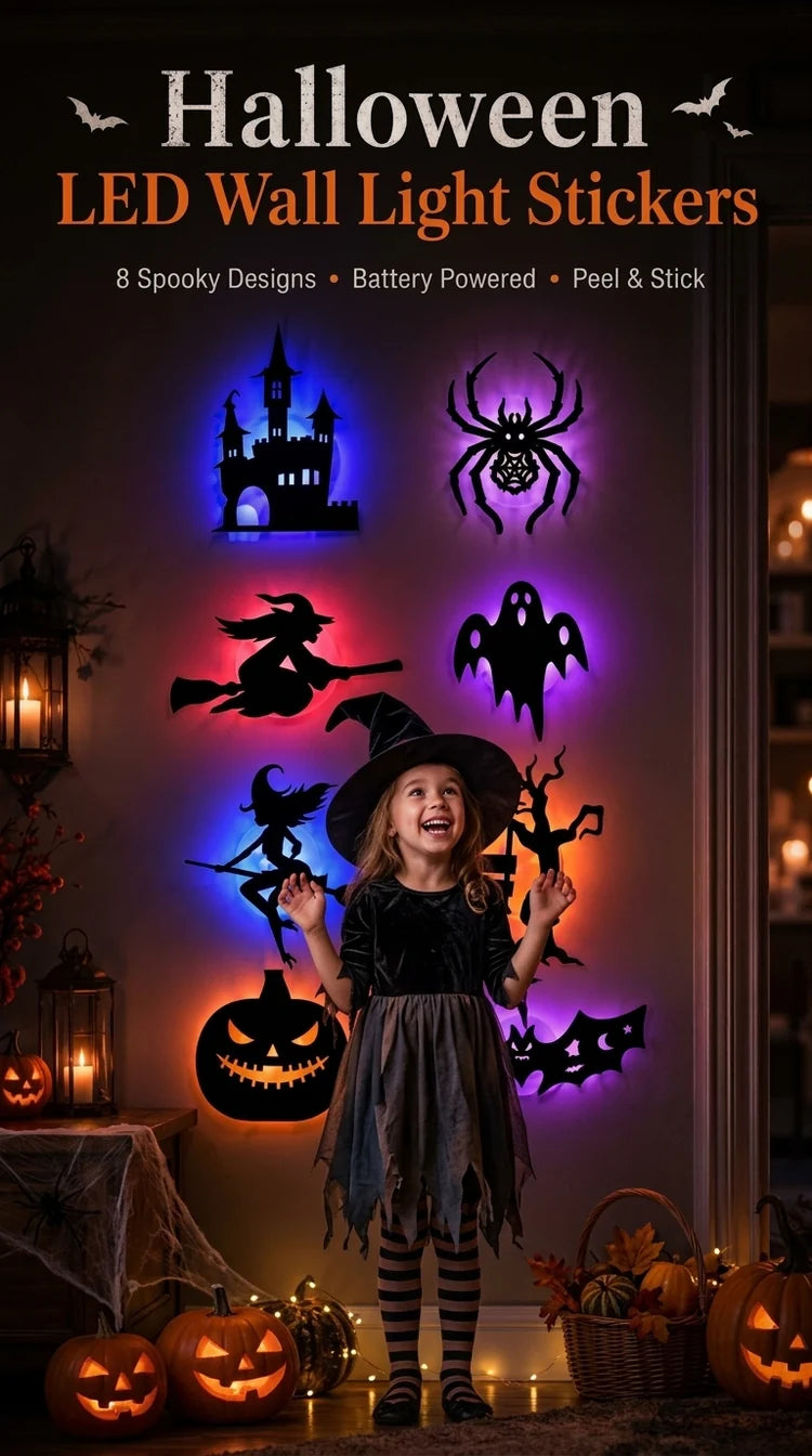 Haunted LED Silhouettes（1 Set of 30 Silhouettes）