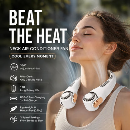 🌬️360° Cooling Portable Neck Fan ✨50% OFF Now