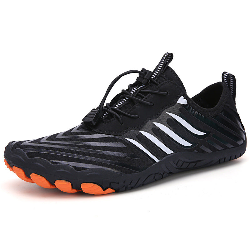 Wear Resistant Quick Dry Aqua Barefoot Shoes, Powerful Traction on Wet Rock, Mud & Beach