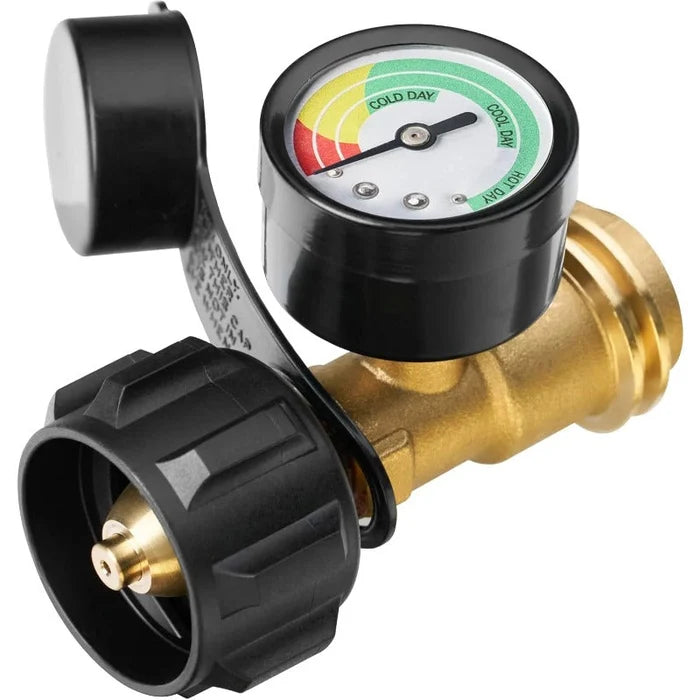 Propane Tank Gauge with Built-In Leak Detection for Total Gas Safety