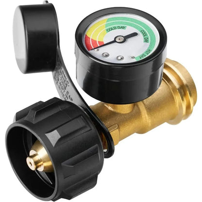 Propane Tank Gauge with Built-In Leak Detection for Total Gas Safety