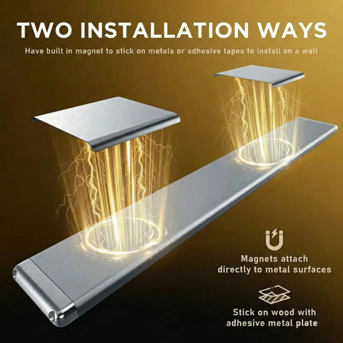 Wireless Magnetic Motion‑Activated Light