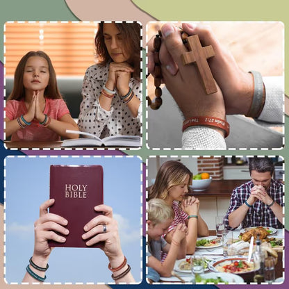 Bible Verse Christian Wristbands for Sunday School & Church Events