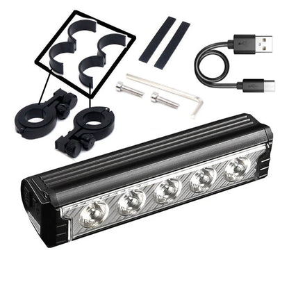 High-Lumen USB Rechargeable Bicycle Light