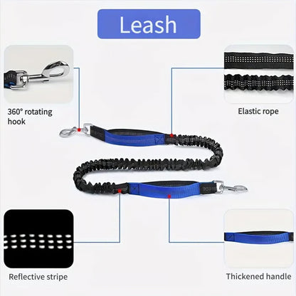 🔥Hands Free Dog Leash with Zipper Pouch |🐕‍🦺🔥 LIMITED TIME 50% OFF!❤️💕