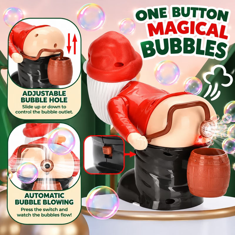 Farting Santa Bubble Machine💨 Funny Holiday Party Toy & Gift🎁