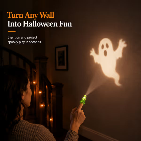 Halloween Finger Projector Lights – Mini Pattern Projector | 12/24/36 Pack, Save More When You Buy More