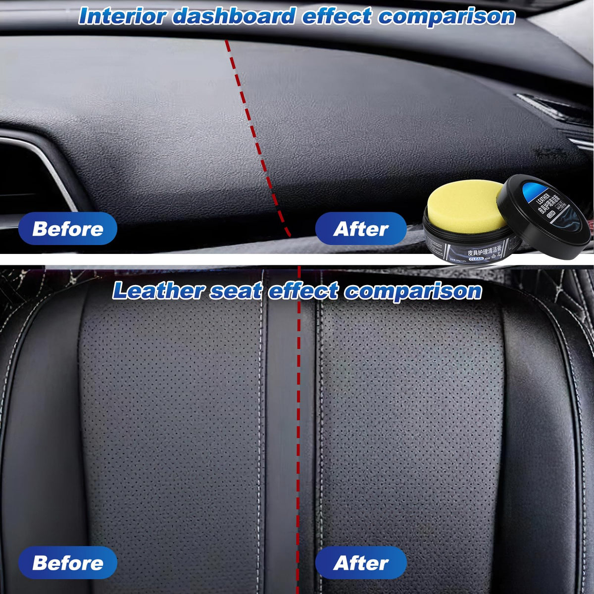 All-in-One Leather Cleaning & Conditioning Cream – Restore • Protect • Shine