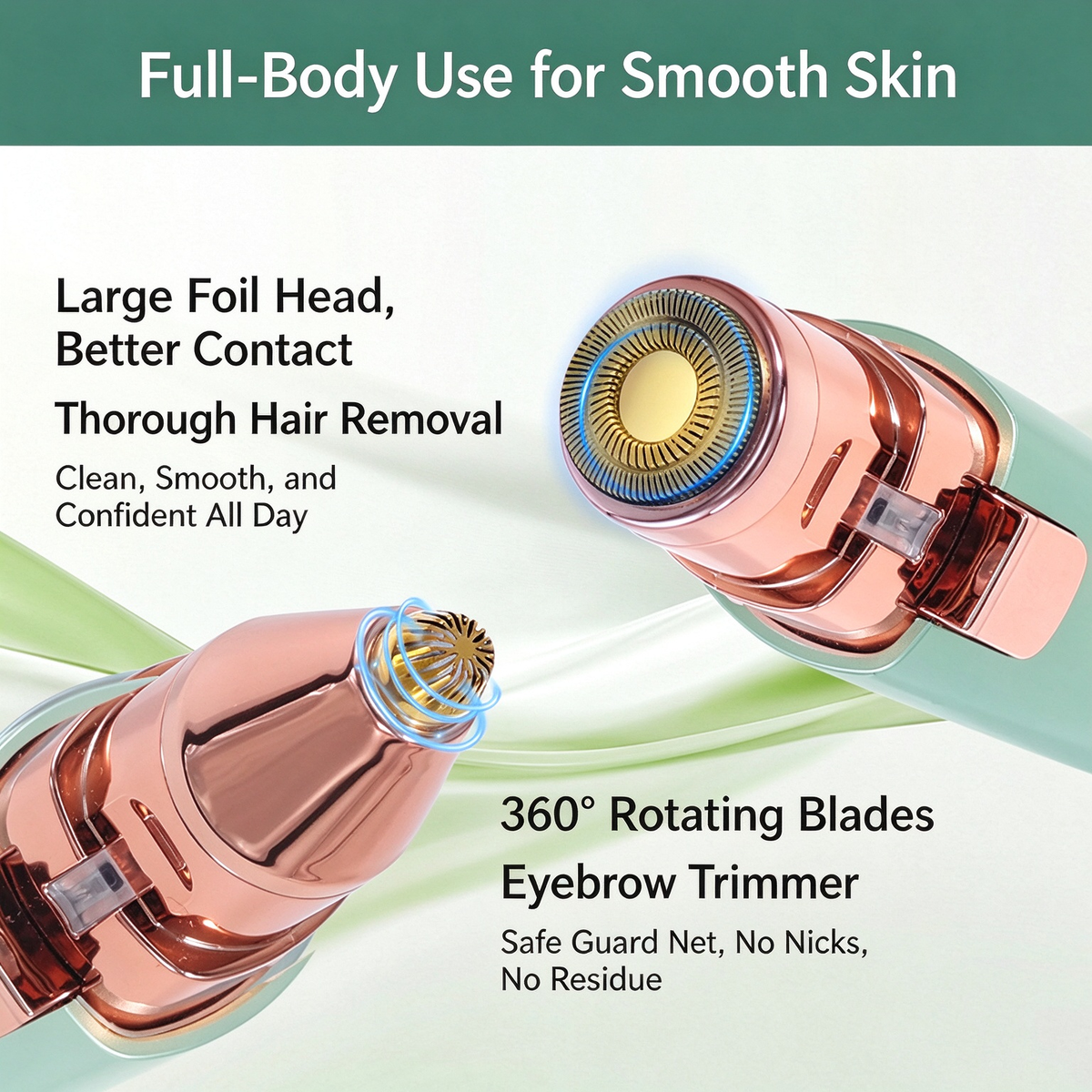 2-in-1 Facial Trimmer & Brow Shaper