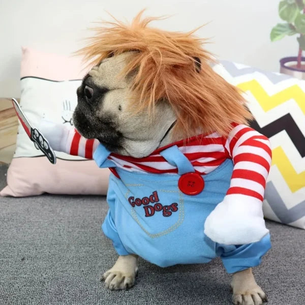 Spooky Doll Pet Cosplay Outfit