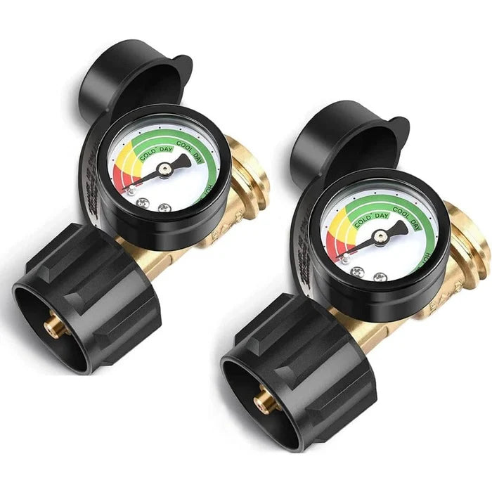 Propane Tank Gauge with Built-In Leak Detection for Total Gas Safety