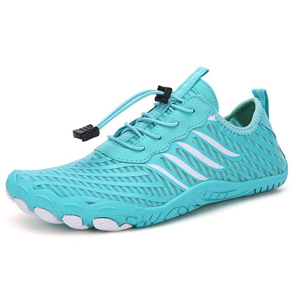 Wear Resistant Quick Dry Aqua Barefoot Shoes, Powerful Traction on Wet Rock, Mud & Beach