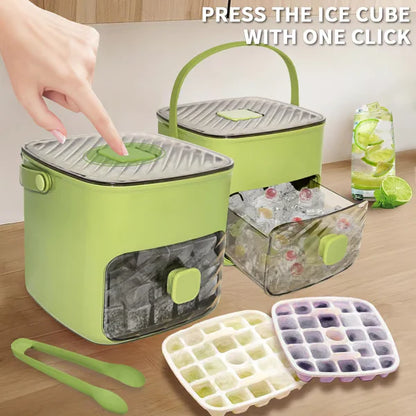 🧊🍧50% OFF Limited Time | Tray with Storage – 48 cubes at once, leak‑proof lid. Stackable, saves space. Includes ice scoop & tong. A summer essential. 🏖️✅