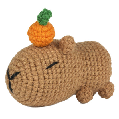 Capybara Crochet DIY Kit for Starters | Complete Supplies with Instruction Guide