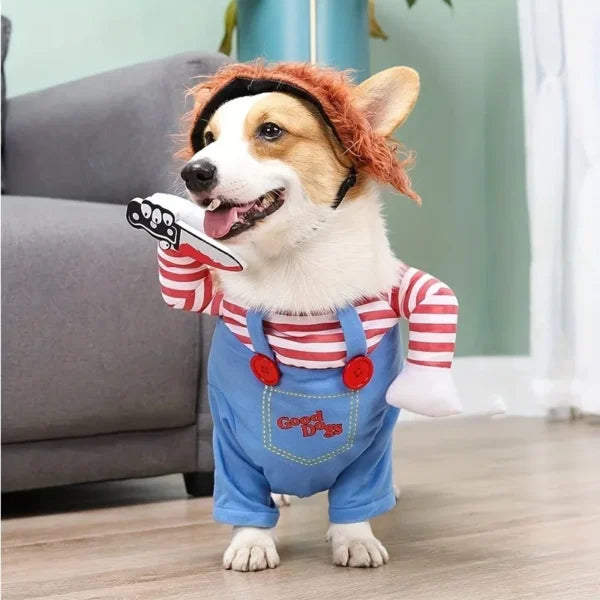 Spooky Doll Pet Cosplay Outfit
