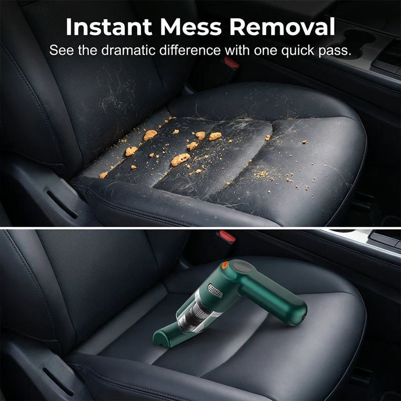 High-Power Cordless Vacuum Cleaner Kit for Car