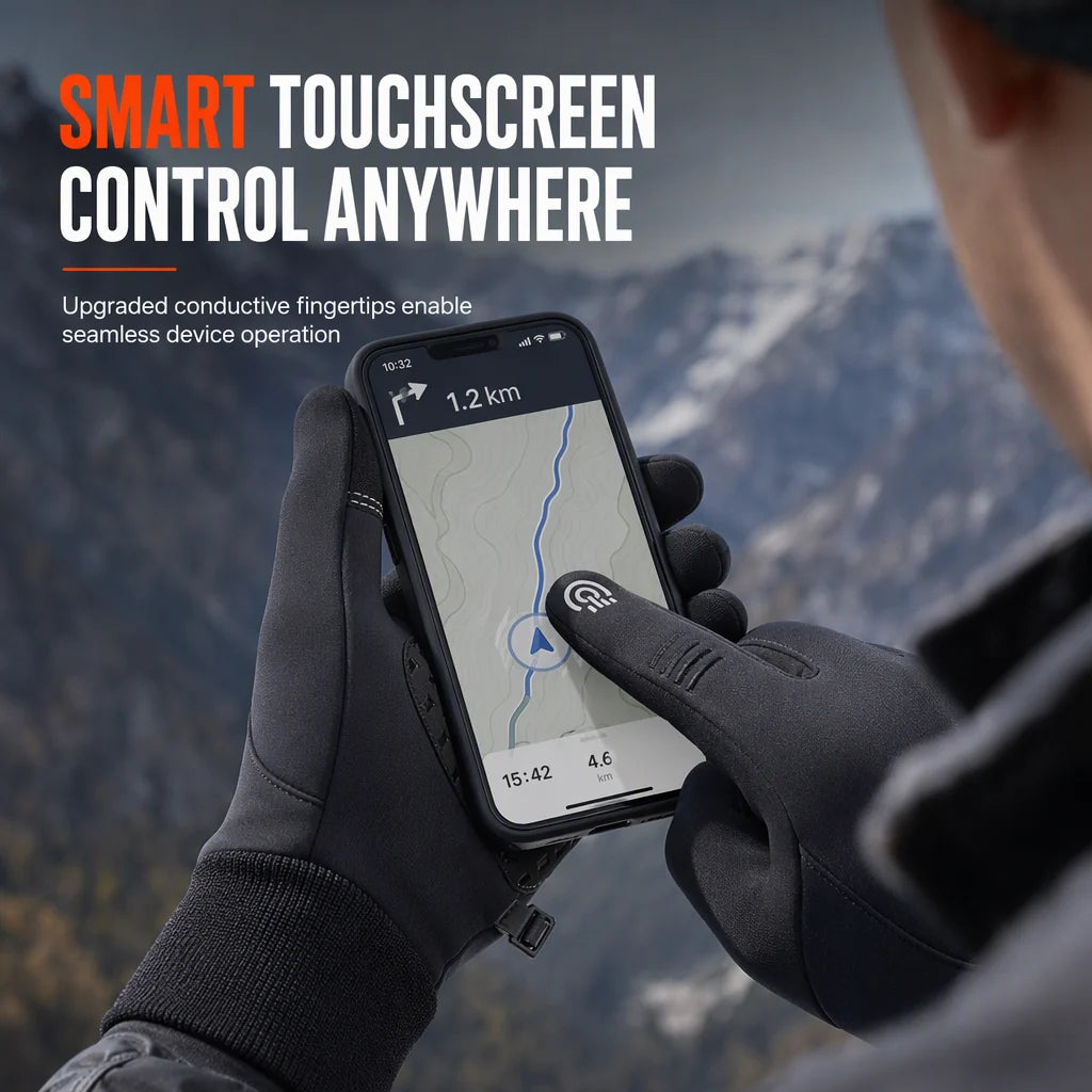 Winter Waterproof Cycling Gloves for Men and Women