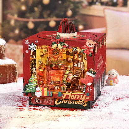 Christmas Triple Scene DIY Book Nook Kit