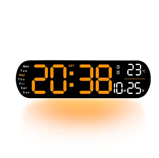 🔥2026 upgraded digital wall clock - large screen display