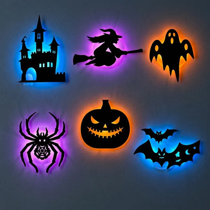 Haunted LED Silhouettes（1 Set of 30 Silhouettes）