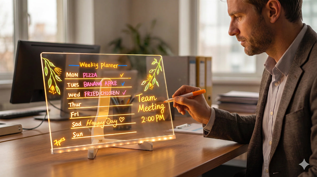 ✨LAST WEEK SPECIAL PRICE: ⏳🎨Luminous Led Drawing Board For Children