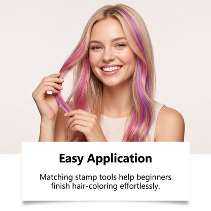 Washable Temporary Hair Chalk 12 Pack, Non-Toxic For Party & Halloween