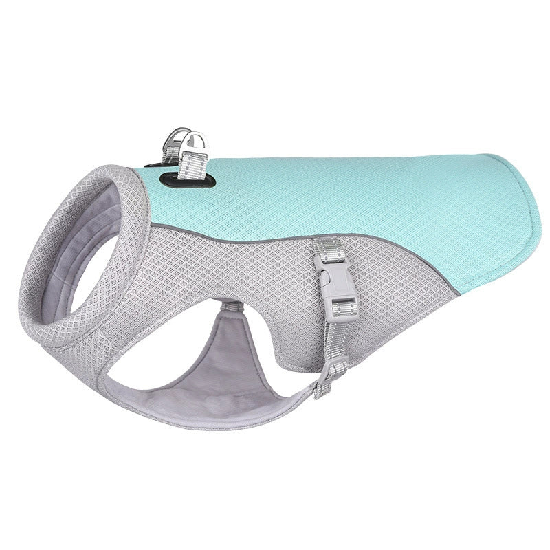 Evaporative Pet Cooling Vest | 3-Layer Cool Fabric Reflective Safety Dog Summer Jacket