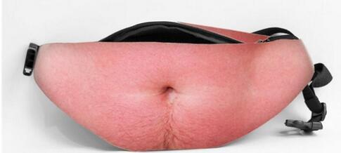 Funny Belly Bag – Realistic Big Belly Novelty Waist Bag