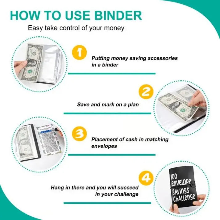 100 Envelope Savings Challenge Book |🔥 LIMITED TIME BUY 1 GET 1 FREE