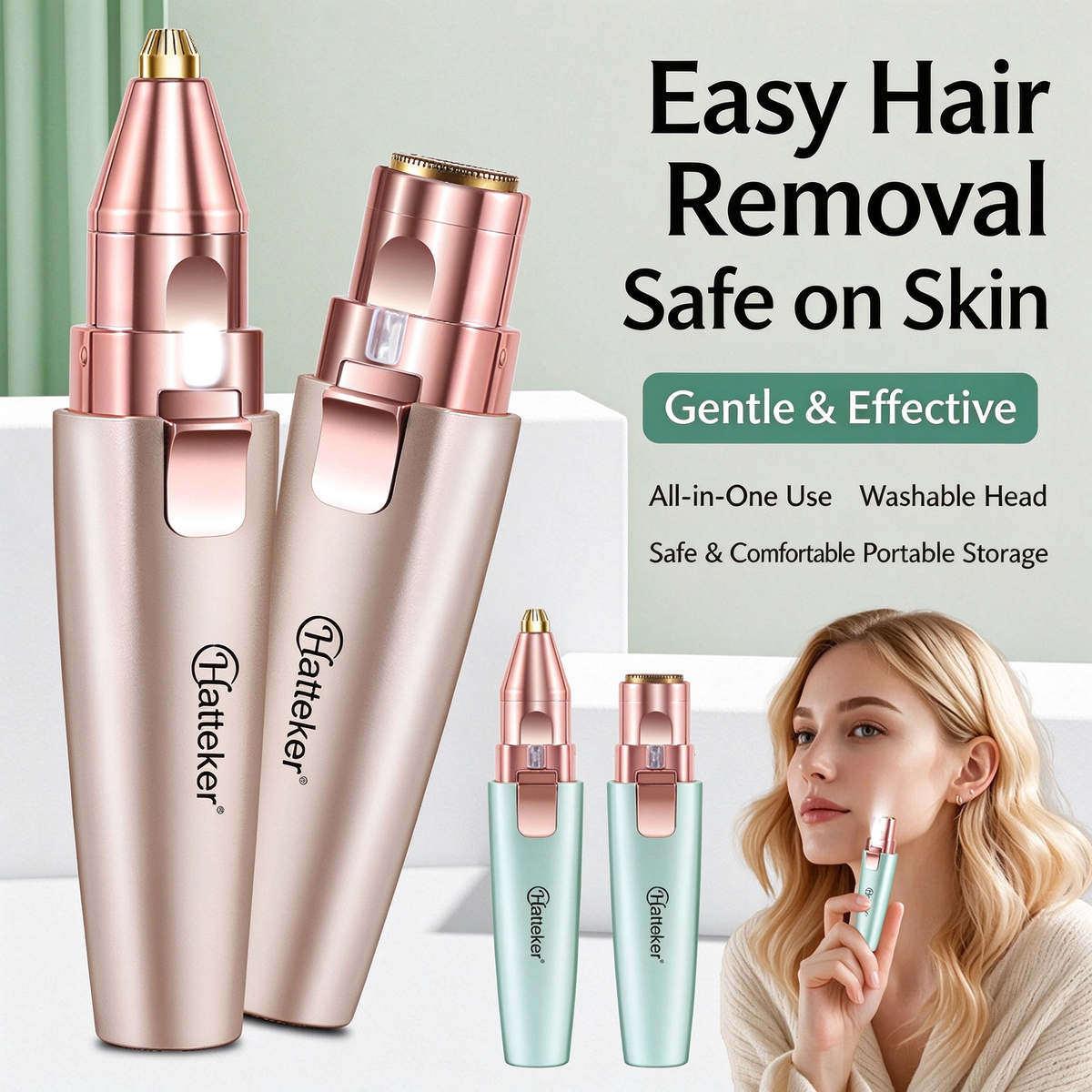 2-in-1 Facial Trimmer & Brow Shaper