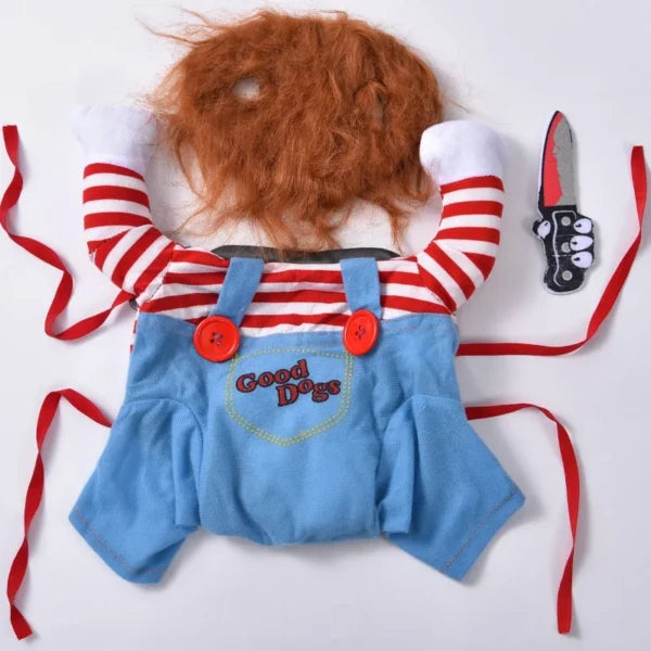 Spooky Doll Pet Cosplay Outfit