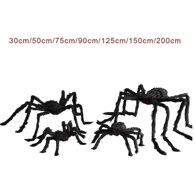 Giant Halloween Spider Decoration – Scary Indoor & Outdoor Prop