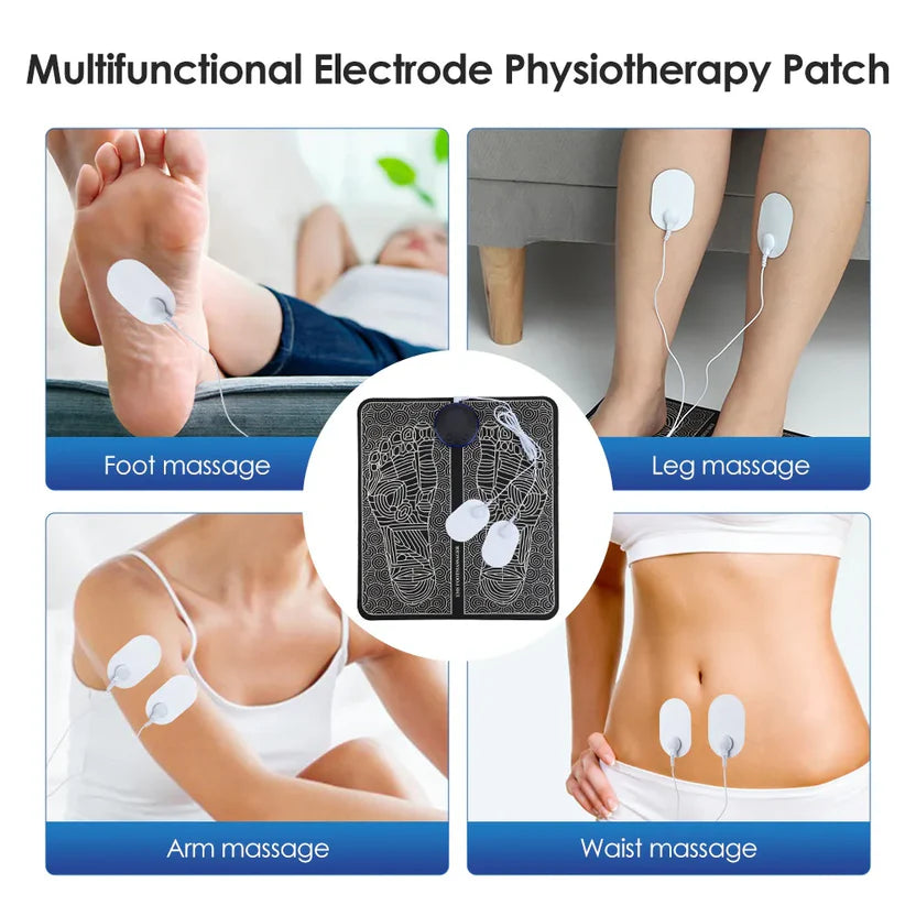 💆Foldable EMS Foot Circulation Massager Pad | Relieve Foot Fatigue & Leg Soreness