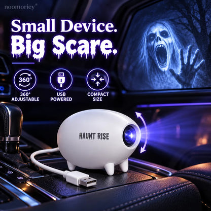 🎃🎄 Haunt Rise Window Projector – Halloween (7 Scenes) & Christmas (12 Scenes) – 360° Adjustable Home Decor